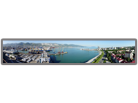 Панорама порта Новороссийска