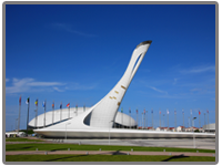Главный олимпийский факел в Сочи