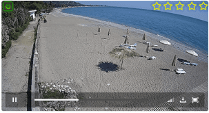 Веб-камера Абхазия. Пляж гостиницы Райда