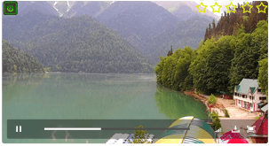 Веб камера Абхазия. Озеро Рица