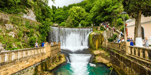 Абхазия. Новоафонский водопад
