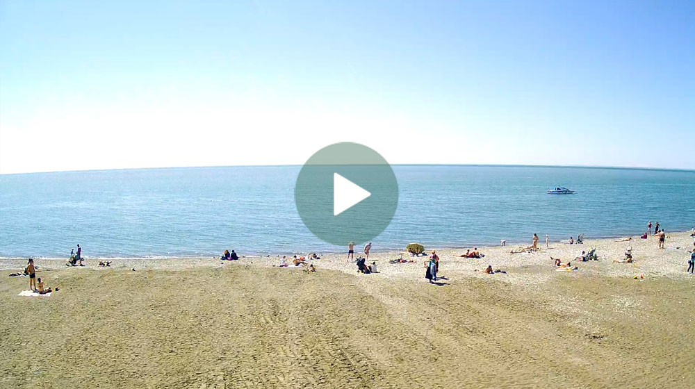Сочи. Веб-камера на пляже Ривьера