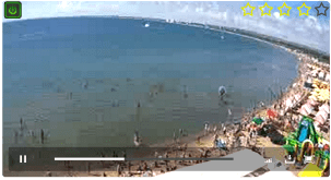 Веб-камера Анапа. Центральный пляж