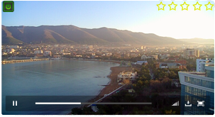 Геленджик. Обзорная веб-камера с видом на город и море