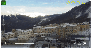 Обзорная веб-камера горнолыжного курорта