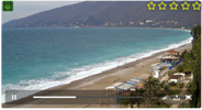 Абхазия. Веб-камера на городском пляже Гагры