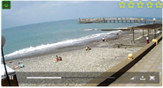 Адлер. Веб-камера с видом на пляж и набережную. Гостиница Фрегат № 1
