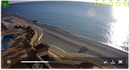 Веб-камера Сочи. Восточная часть пляжа Лоо