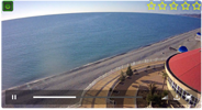 Сочи. Веб-камера на пляже Лоо: западная часть