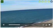 Сочи. Веб-камера на пляже пансионата Шексна