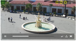 Веб камера Абхазии. Фонтан на площади Багапш в Сухуме